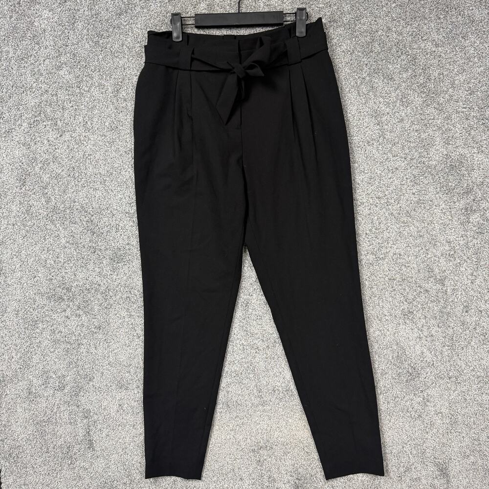 Calvin Klein Dress Pants 4‎ Belted Pleated Office Minimalist Capsule Wardrobe